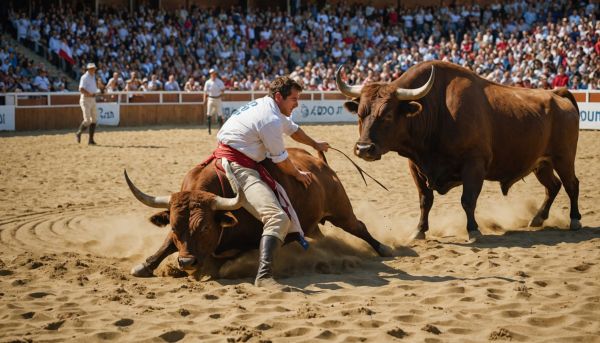 Les courses landaises, véritable spectacle de tradition unique
