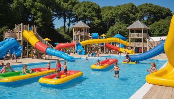 Explorez les meilleures activités familiales au camping morbihan avec parc aquatique